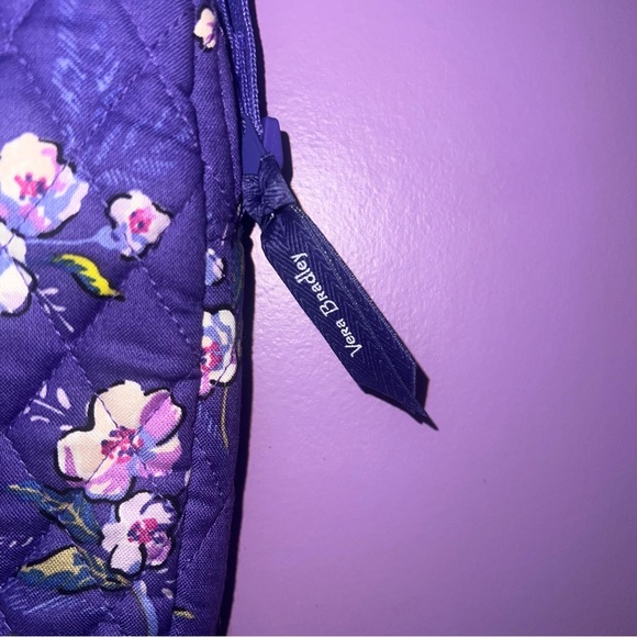 Vera Bradley Easy RFID Crossbody Bag Purse Wild Roses Wallet EUC - Picture 3 of 5